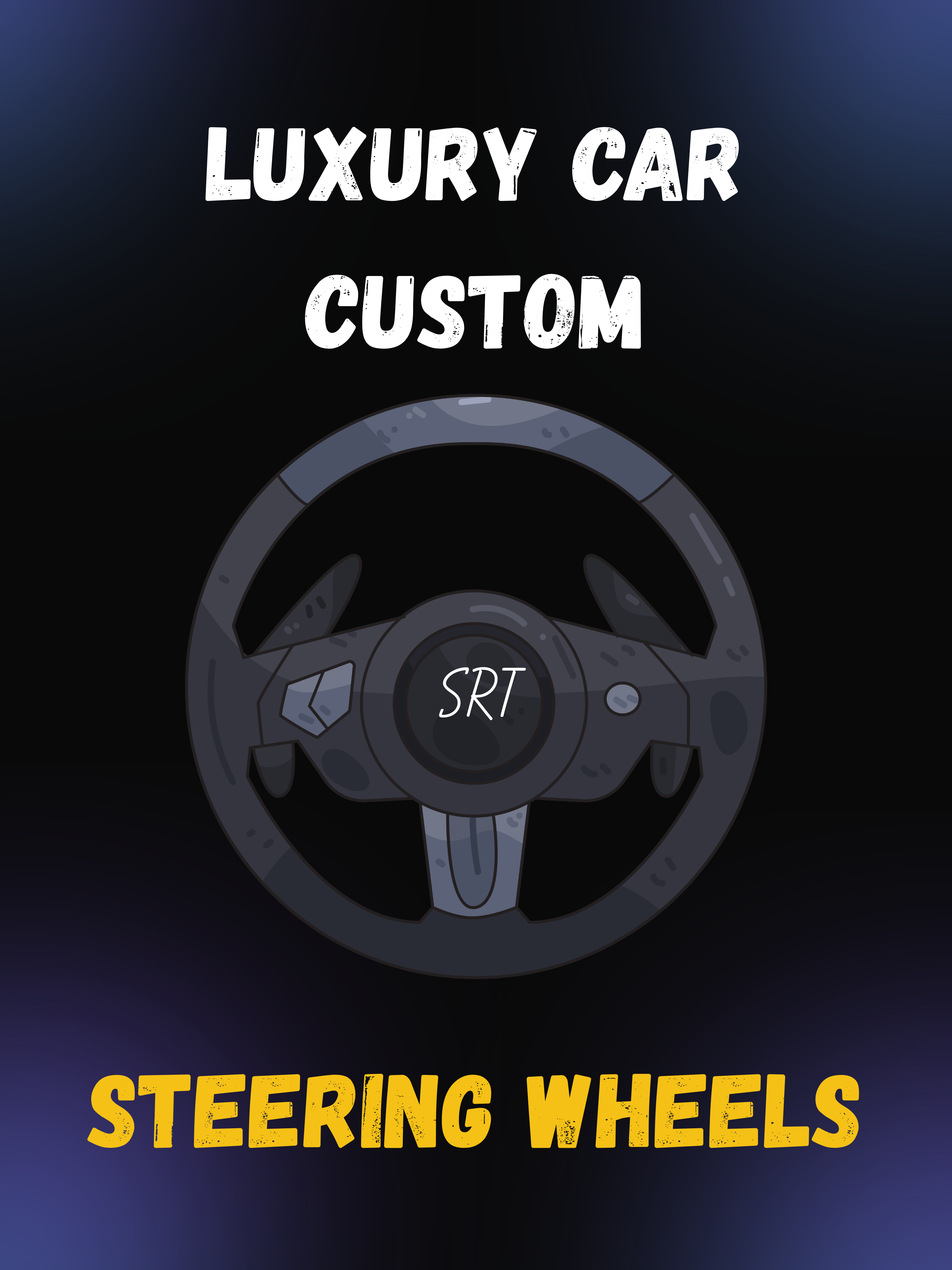 LUXURY CAR CUSTOM STEERING WHEELS